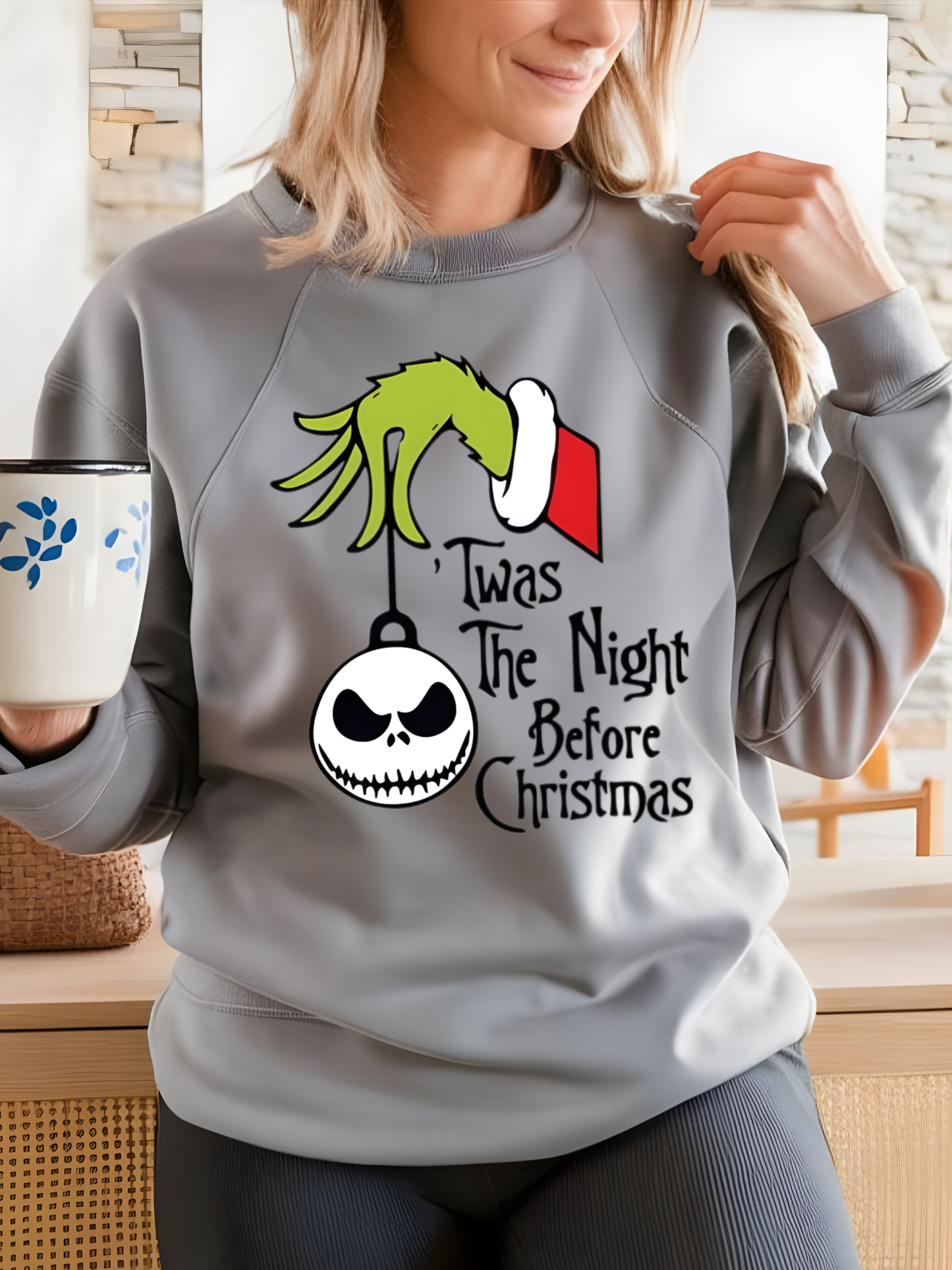 Grinch Hand with Jack Skellington Night Before Christmas