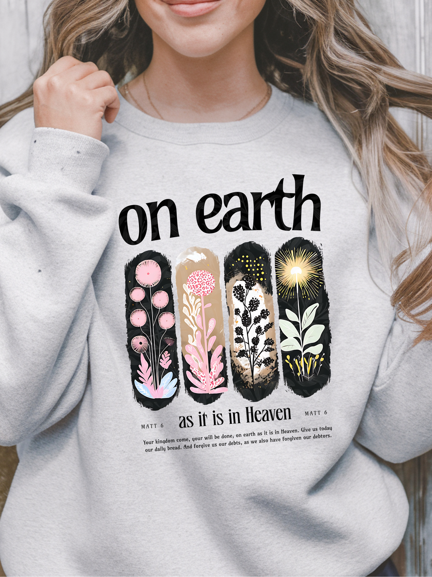 Boho Floral On Earth as it is in Heaven