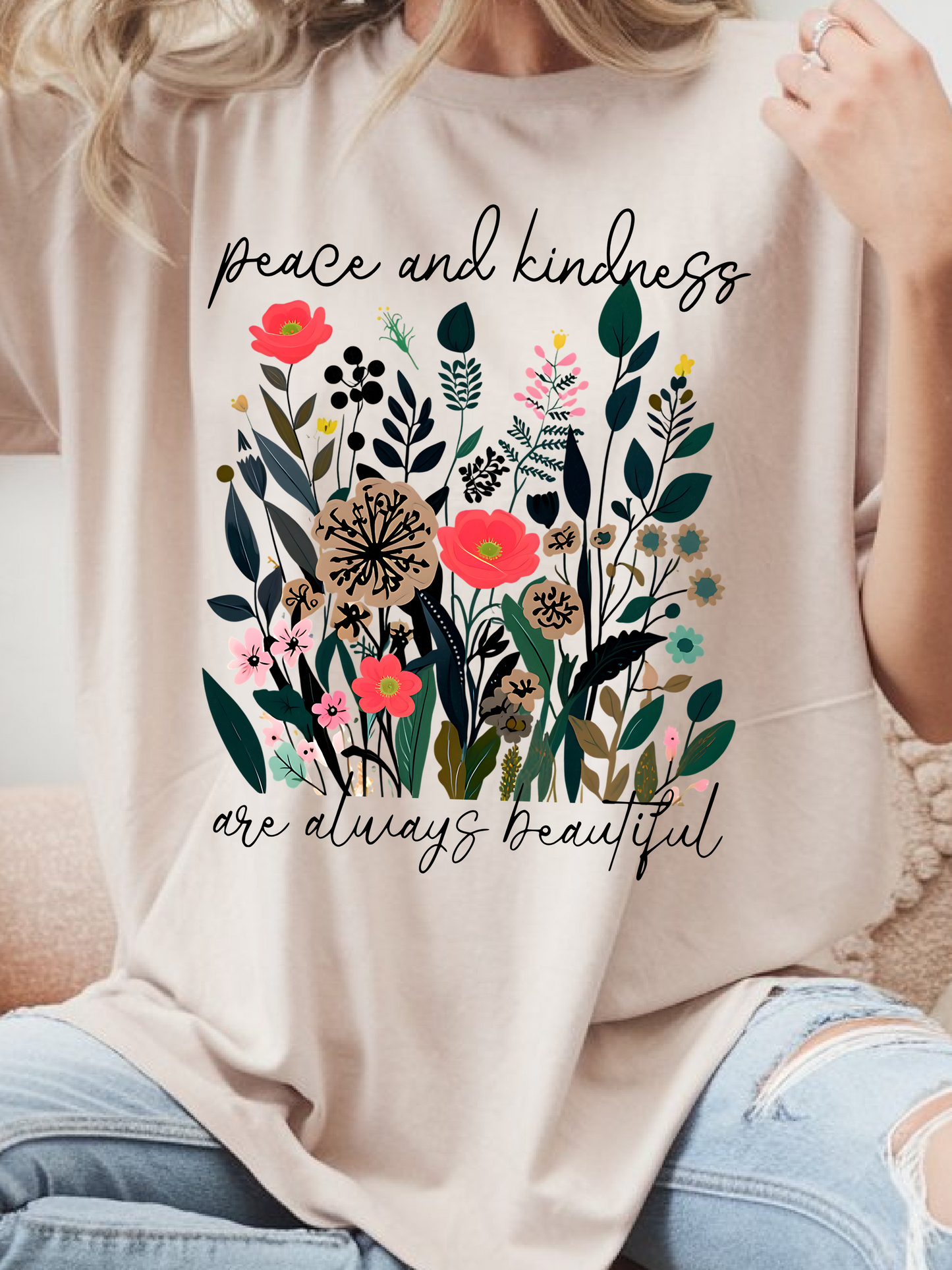 Floral Peace and Kindness are Always Beautiful