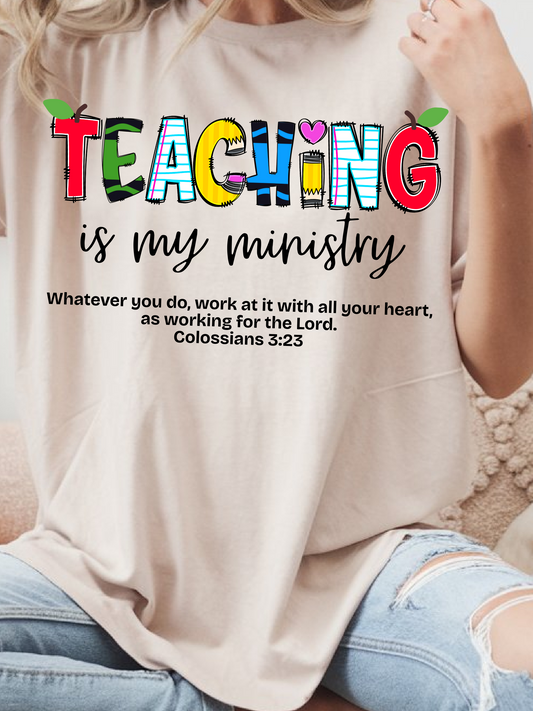 Teaching is my Ministry