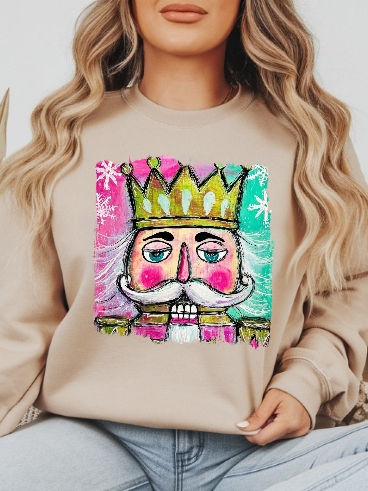 Preppy Nutcracker Paint Strokes