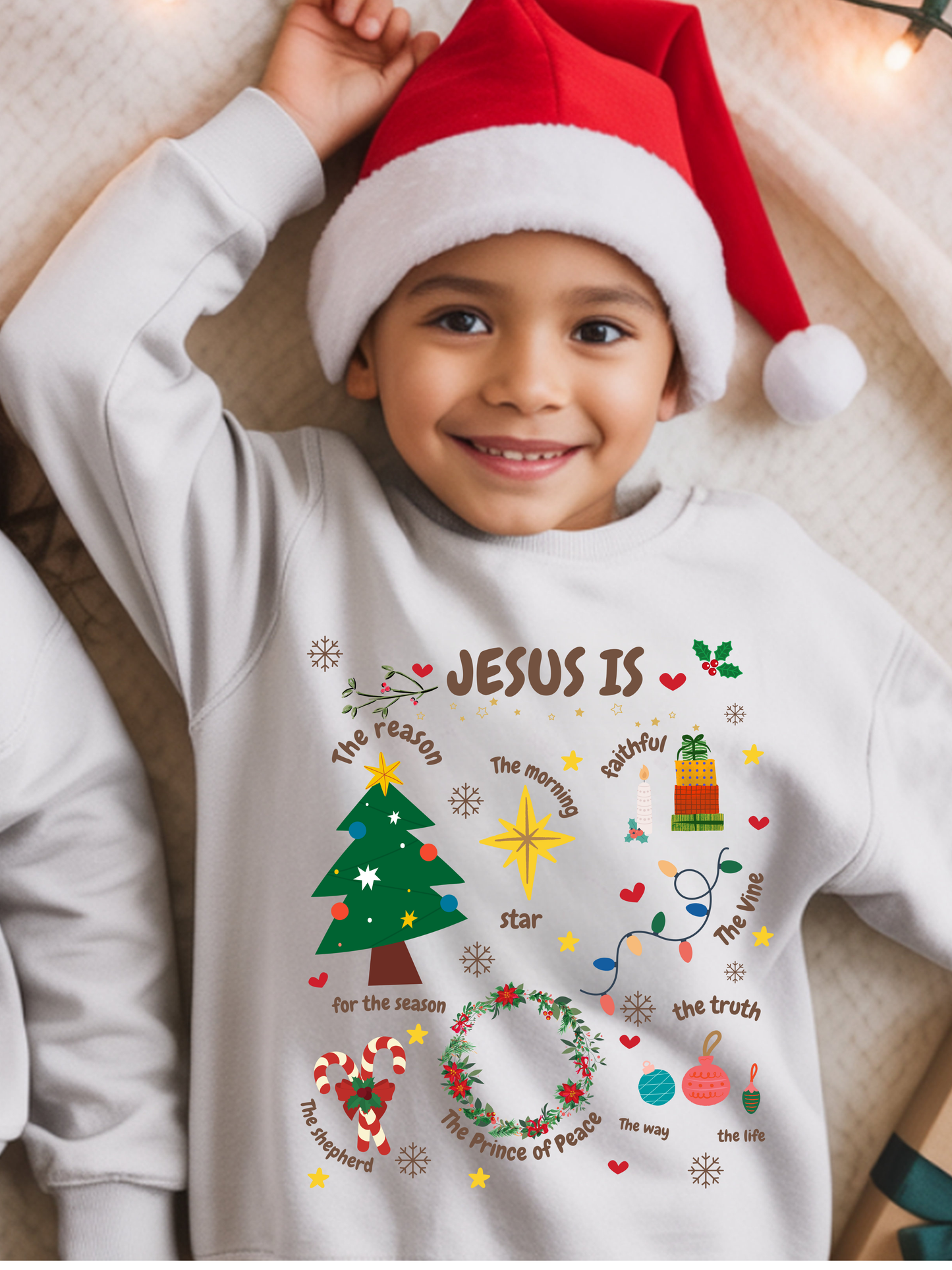 Jesus is Christian Kids Christmas