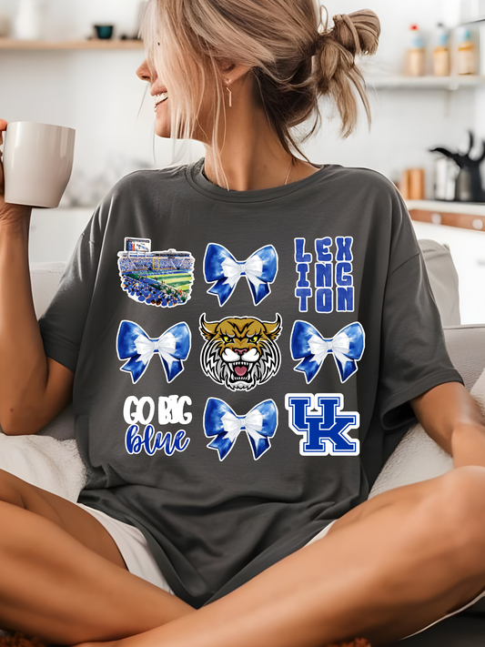 Kentucky Football Game Day Coquette PNG Digital Download