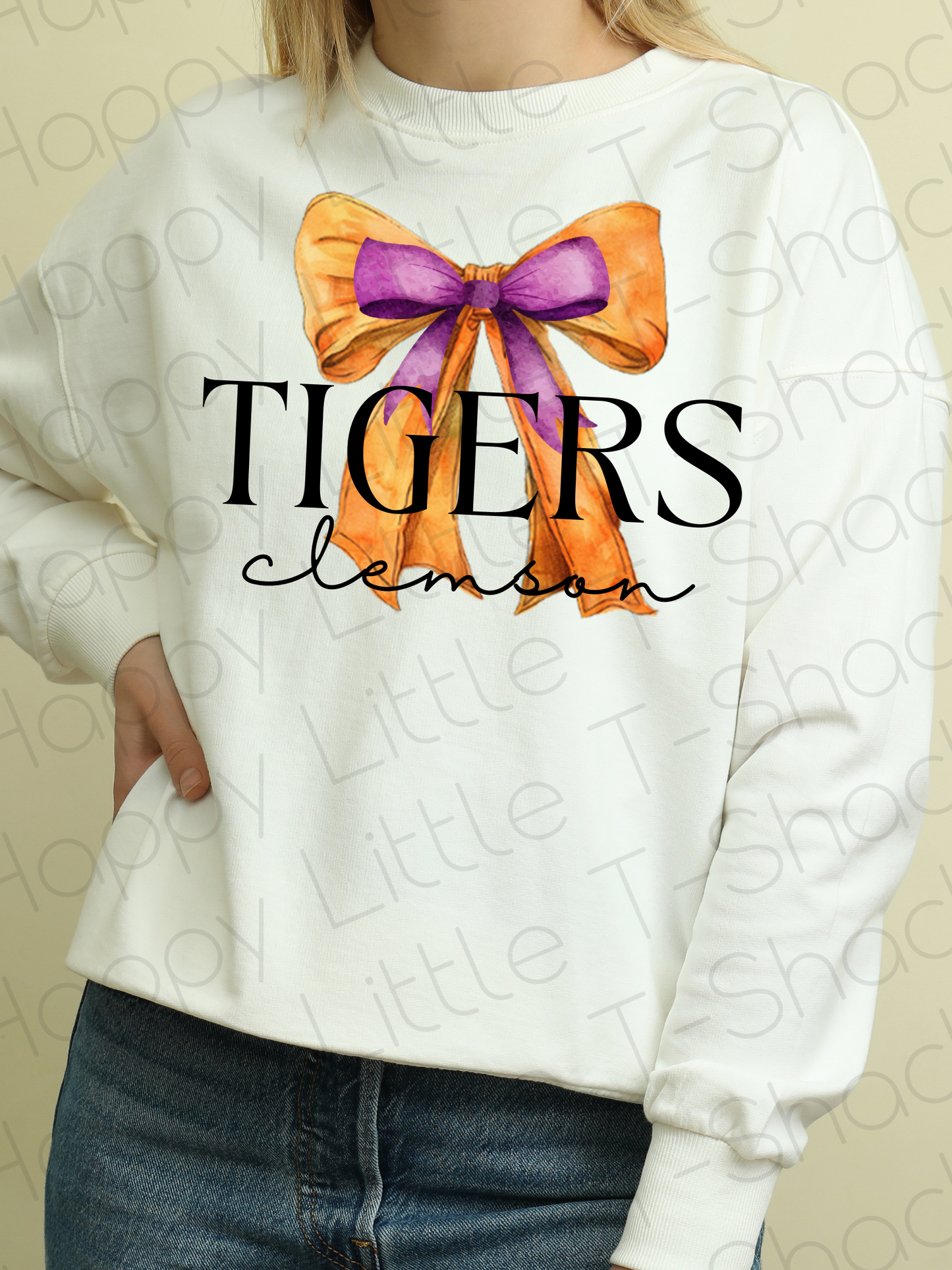 Custom School/Team Preppy Bows PNG Digital Download