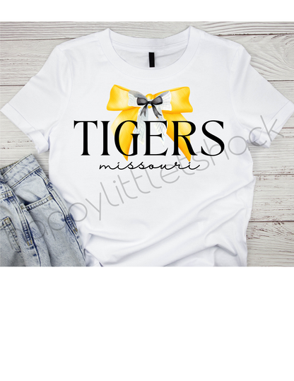 Custom School/Team Preppy Bows PNG Digital Download