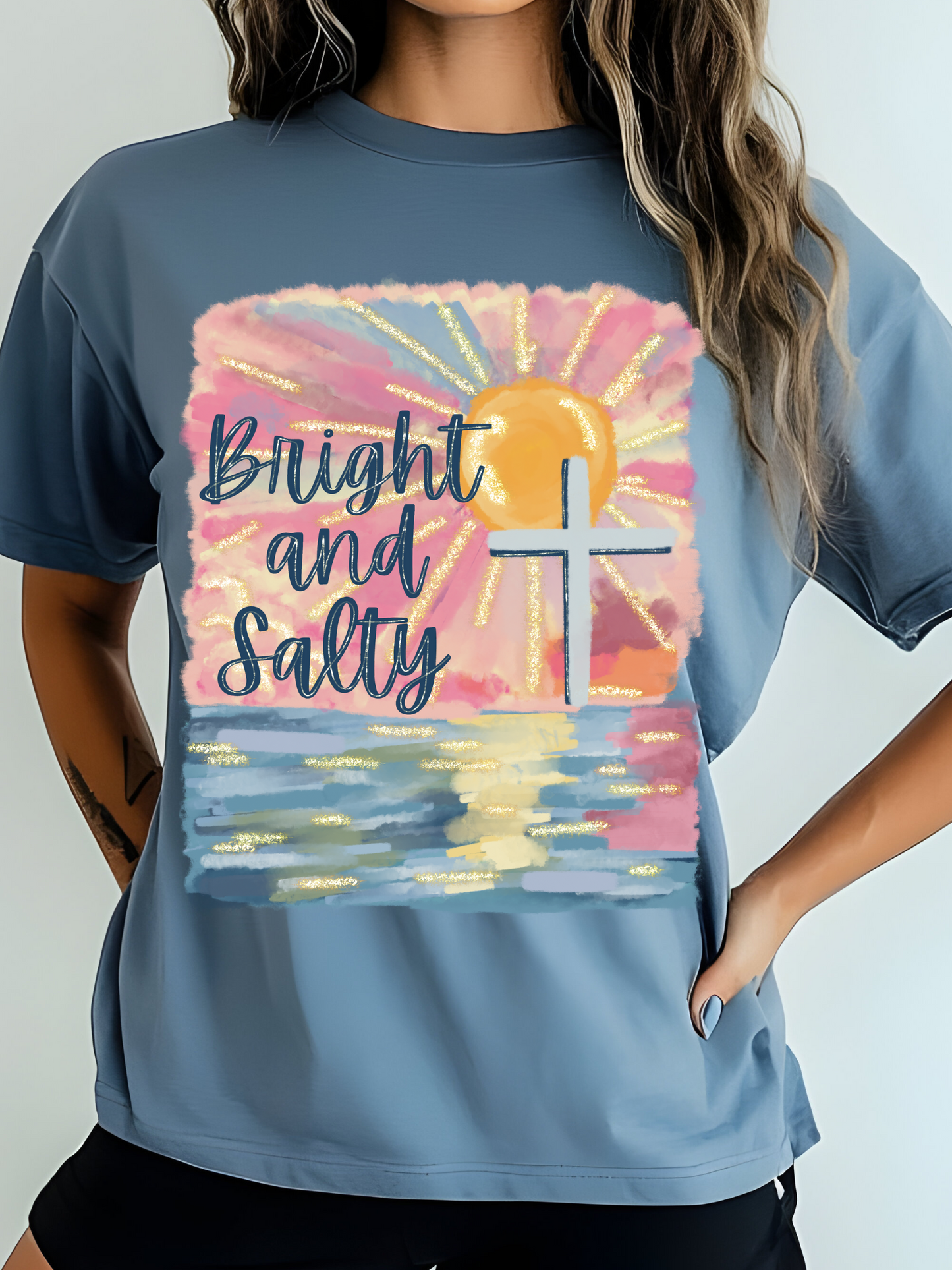 Bright and Salty PNG Digital Design Instant Download