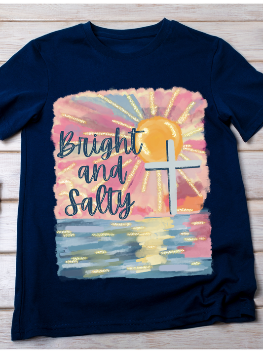 Bright and Salty PNG Digital Design Instant Download