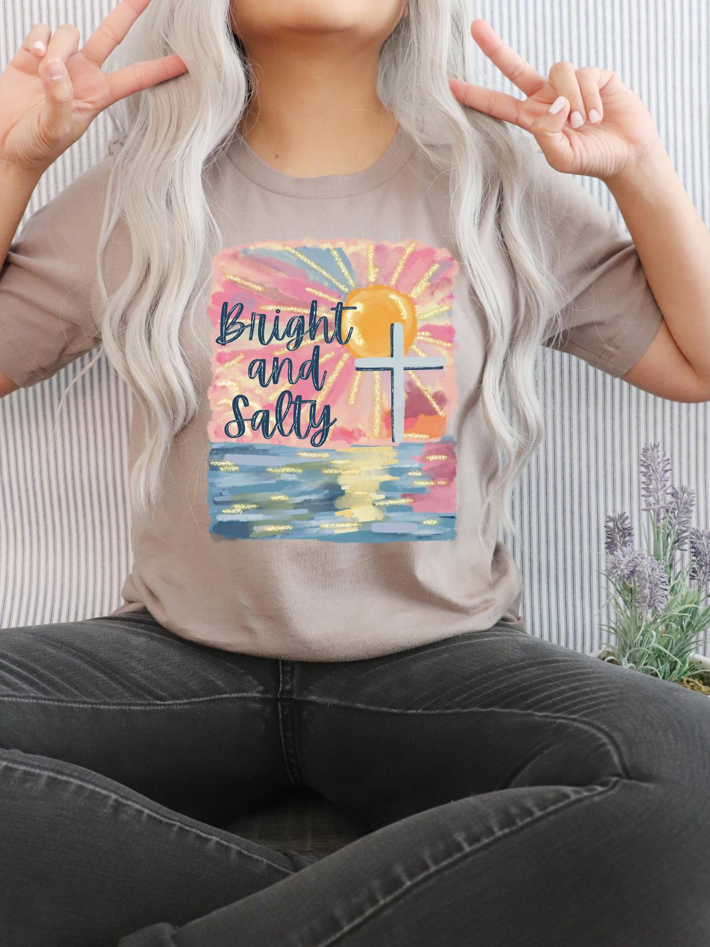 Bright and Salty PNG Digital Design Instant Download