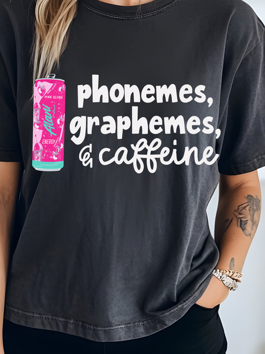 Phonemes Graphemes and Caffeine