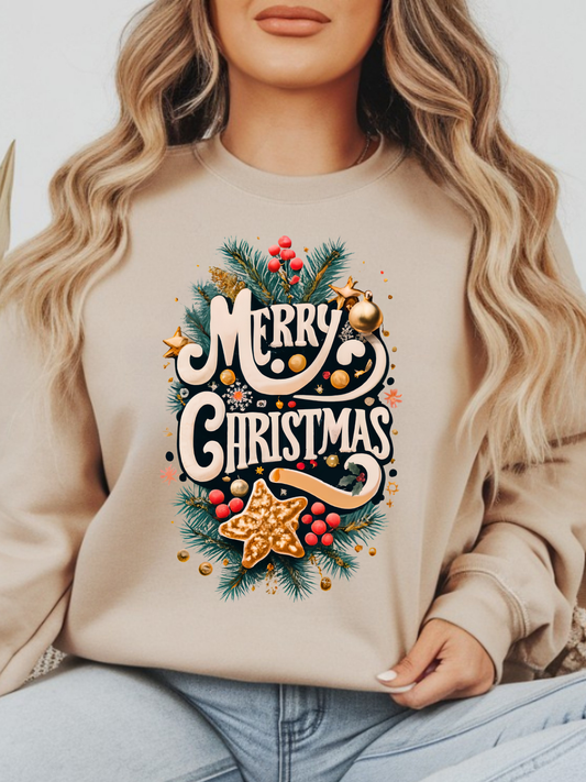 Elegant Vintage Merry Christmas