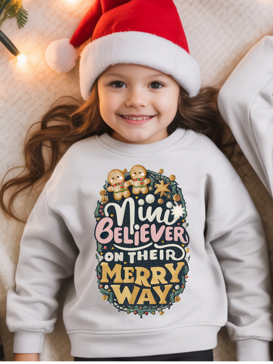 Kids Mini Believer on Their Merry Way