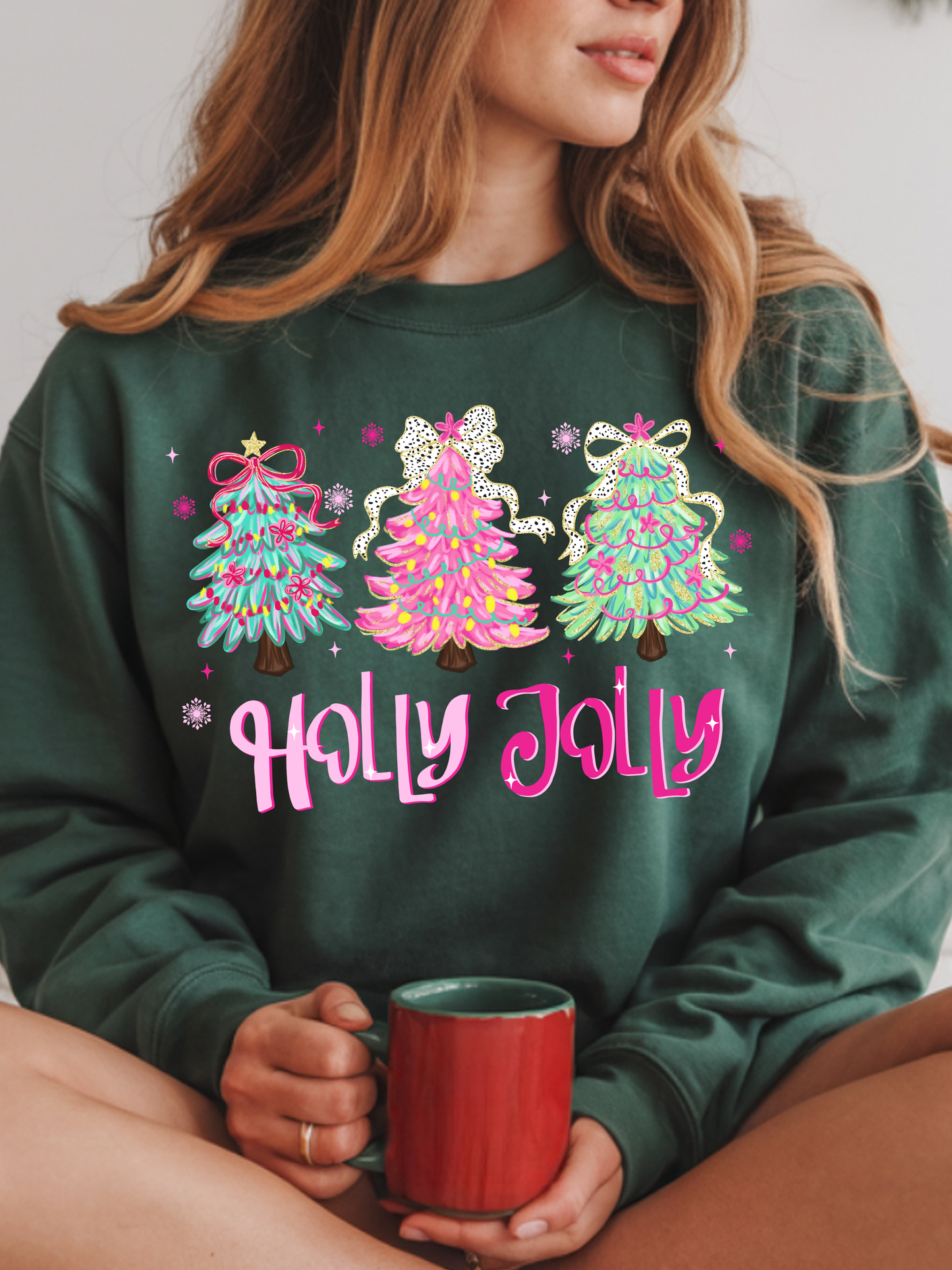 preppy Holly Jolly Christmas Trees