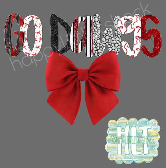 Elegant Go Dawgs PNG Digital Download