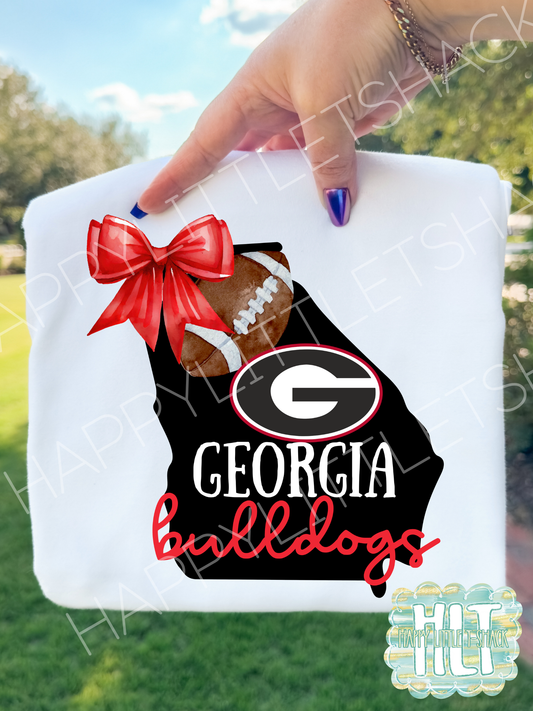 Georgia Bulldogs State Outline