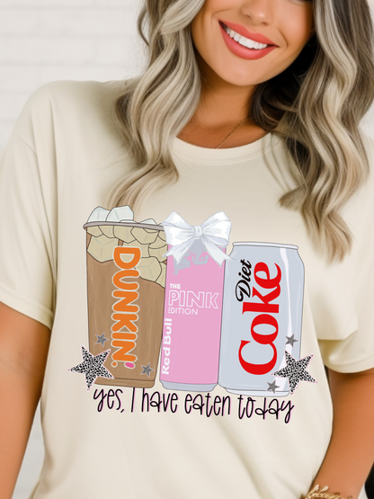 Custom Yes I Have Eaten Today PNG Digital Download