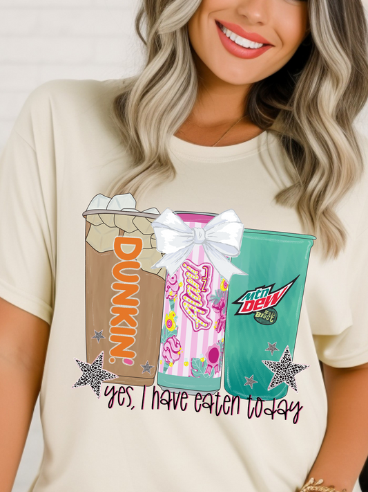Custom Yes I Have Eaten Today PNG Digital Download