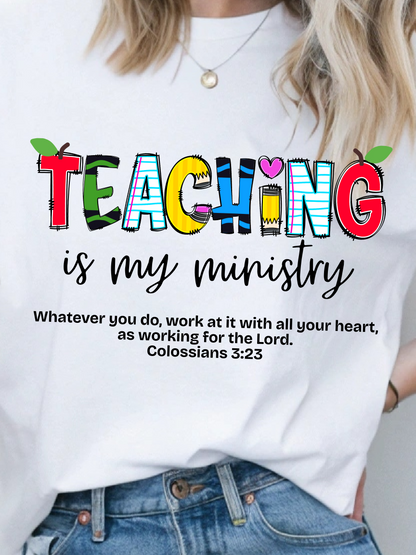 Teaching is my Ministry