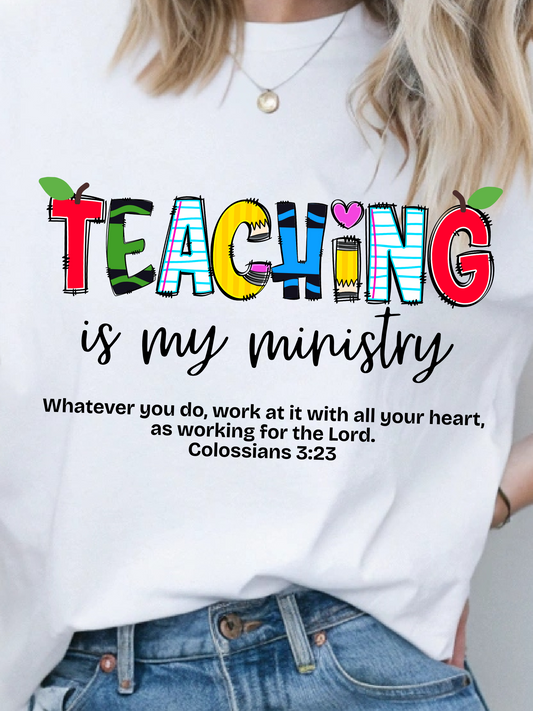 Teaching is my Ministry